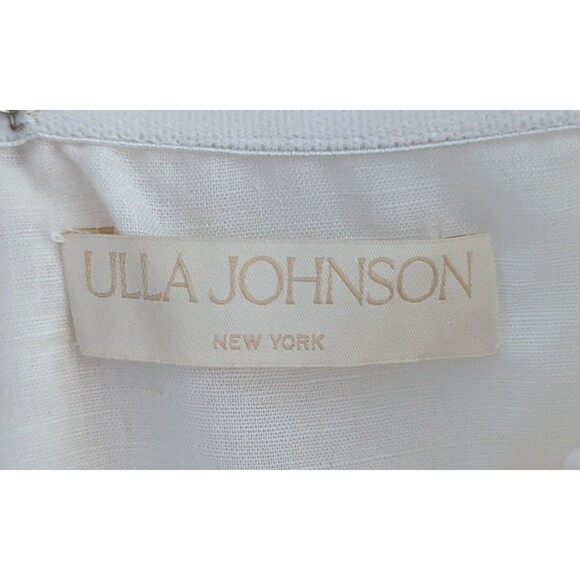Ulla Johnson Savannah Mini Dress Women's Size 4 Ivory White Ruffled Lace Dress - Picture 4 of 10